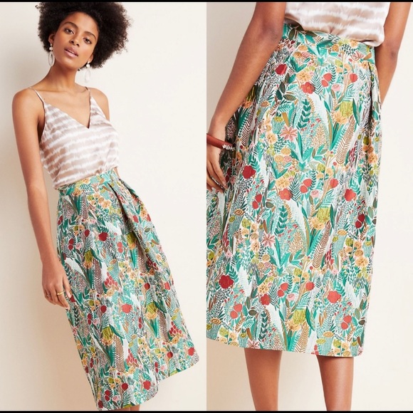 Anthropologie Dresses & Skirts - NWT Lucia Jacquard Midi Skirt